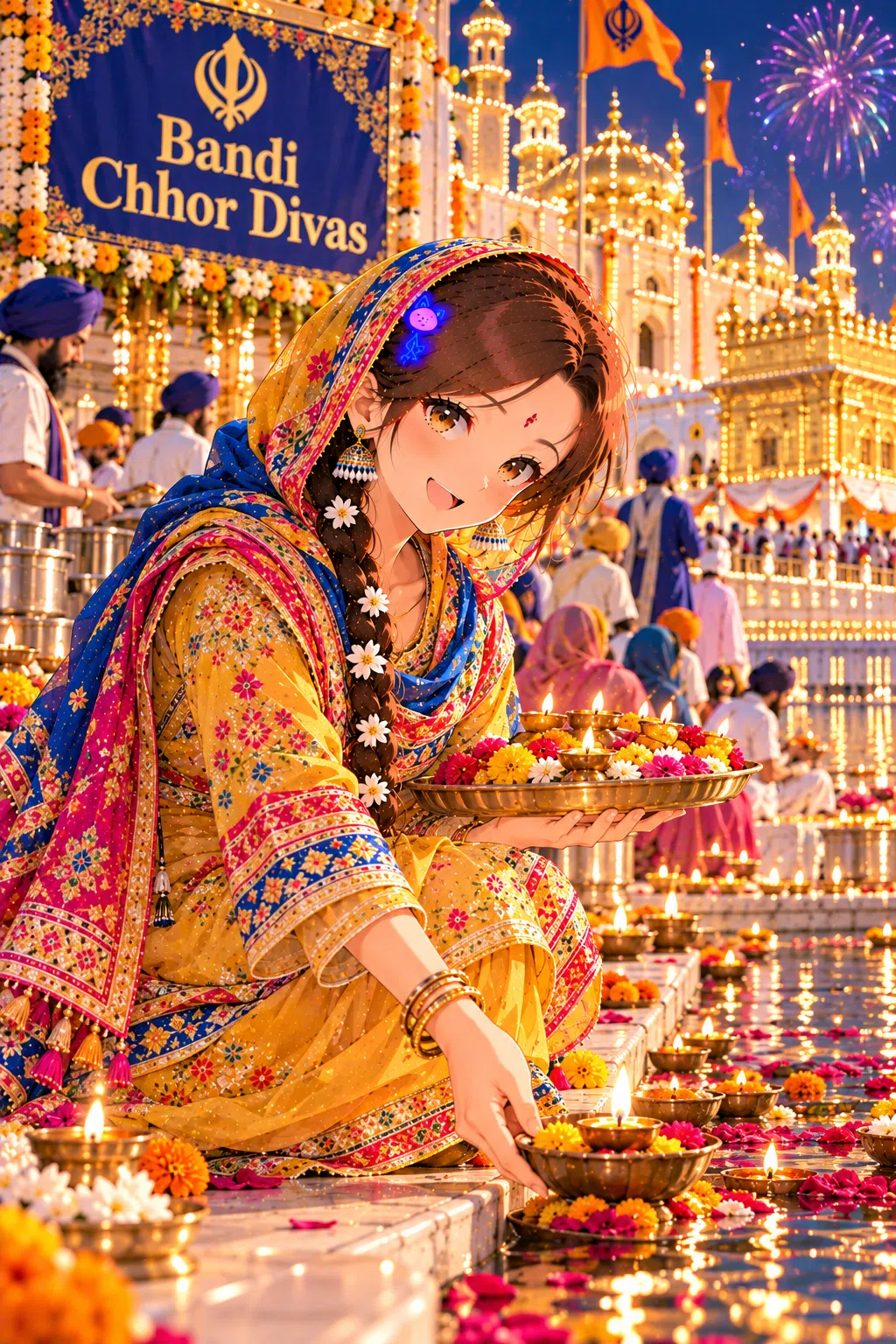Tiny dressed for Bandi Chhor Divas