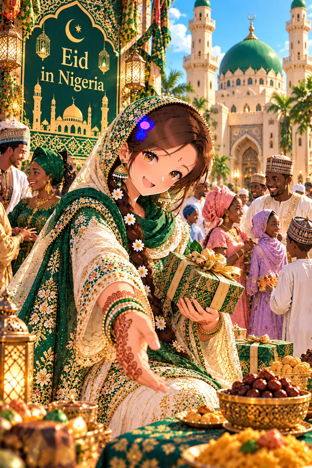 Tiny dressed for Eid in Nigeria (Sallah)
