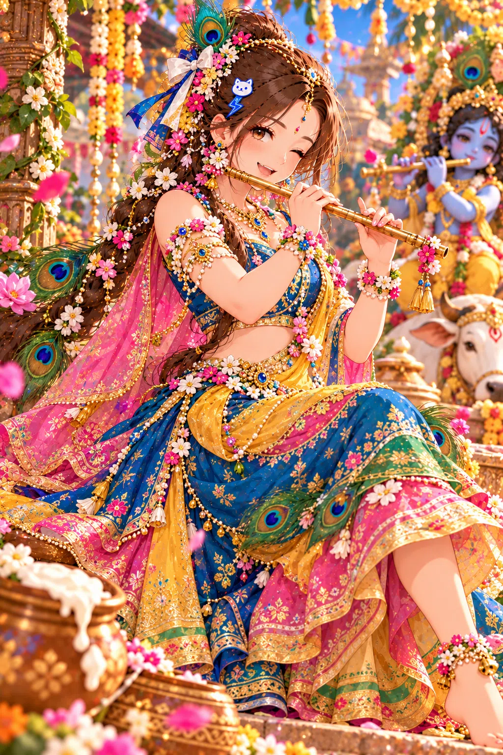 Tiny dressed for Janmashtami