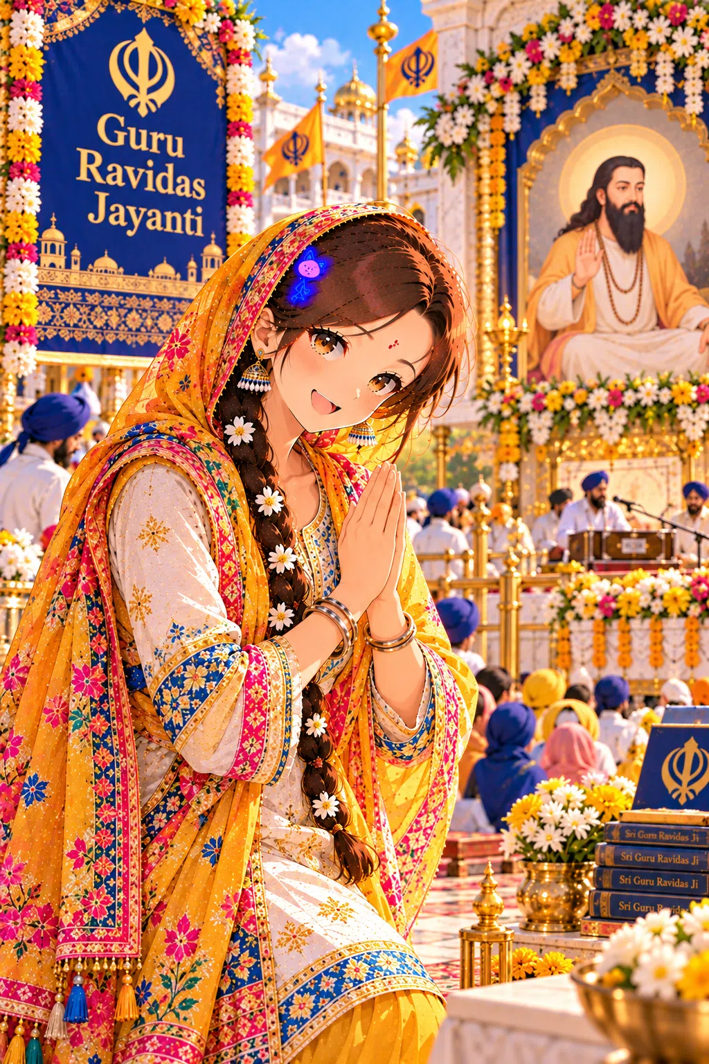 Tiny dressed for Guru Ravidas Jayanti
