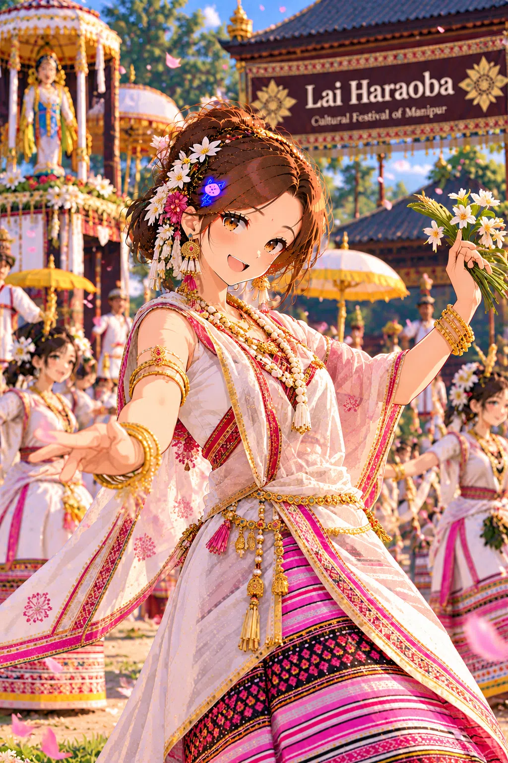 Tiny dressed for Lai Haraoba