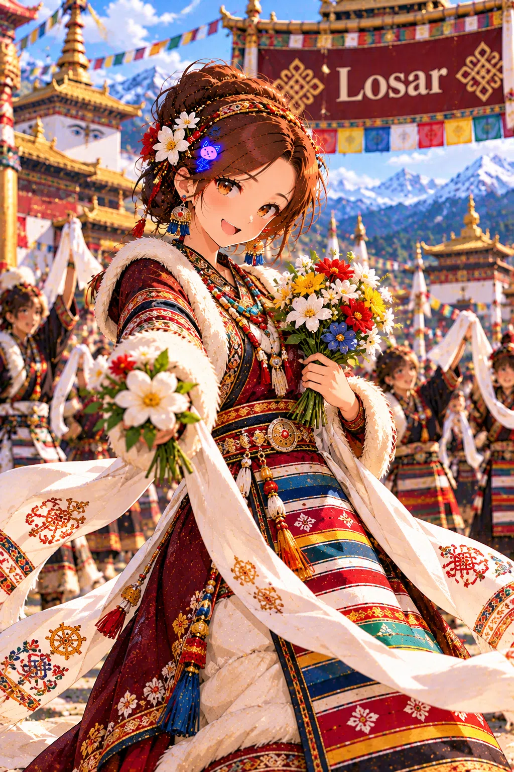 Tiny dressed for Losar