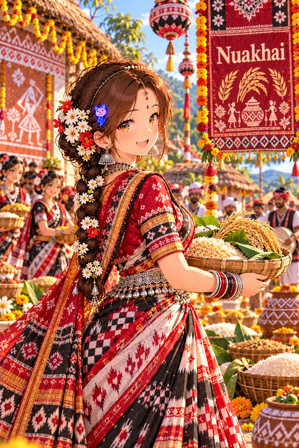 Tiny dressed for Nuakhai