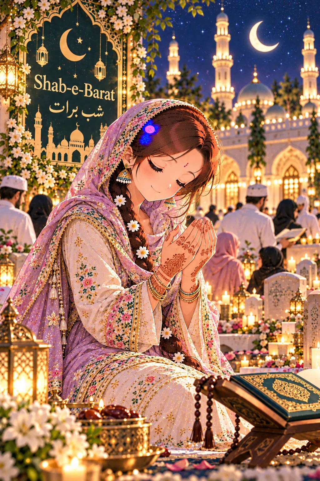 Tiny dressed for Shab-e-Barat